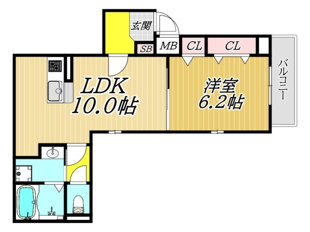 シャインⅡの間取り