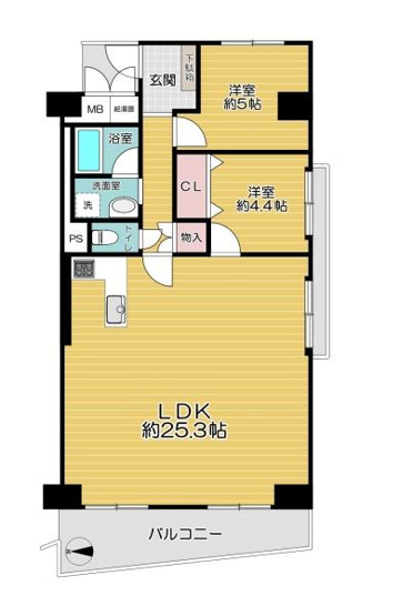 【間取り】 | 三陽ハイツ都島