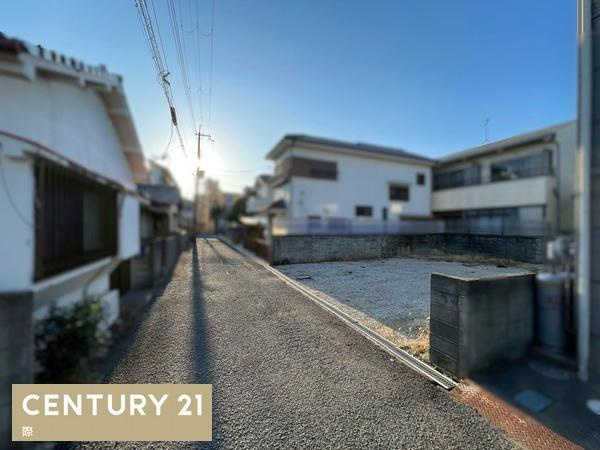 和歌山市福島　土地の前面道路含む現地写真