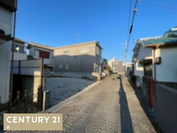 和歌山市福島　土地の前面道路含む現地写真