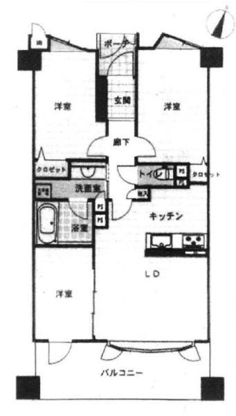 アリストタワー和歌山シティの間取り