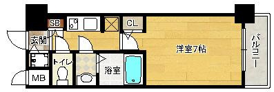 【間取り】 | Ｓ－ＲＥＪＩＤＥＮＣＥ北堀江