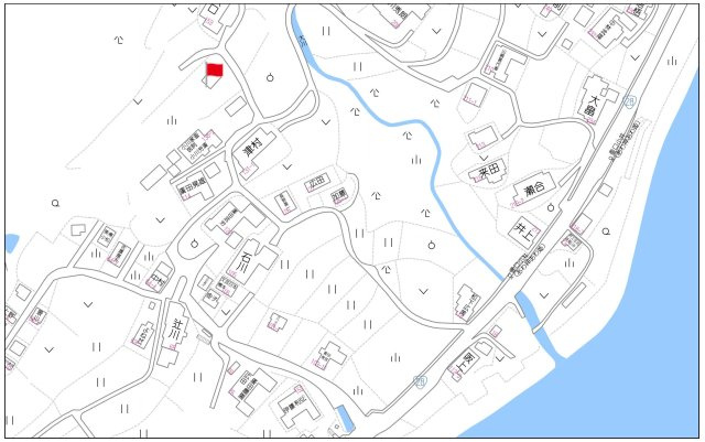 【地図】 | 淡路市釜口　オーシャンビューのオール電化、築浅住宅