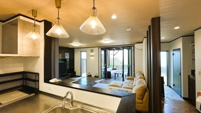 【キッチン】 | 淡路市釜口　オーシャンビューのオール電化、築浅住宅