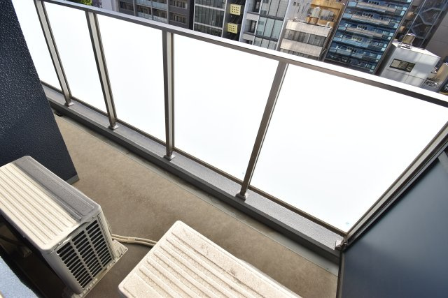 シエリアタワー大阪天満橋のバルコニー