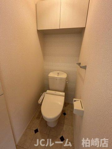 柏崎市新田畑のアパートのトイレ