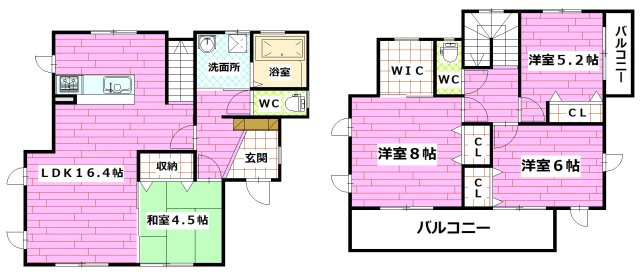 K’ｓ本町の間取り