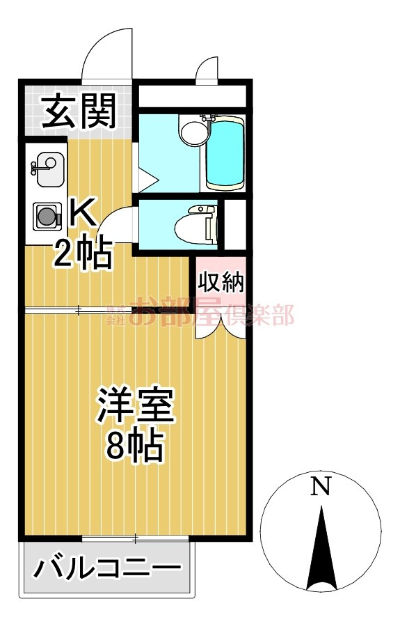 グランベール櫛原の間取り