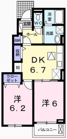 エスペランサ香寺の間取り