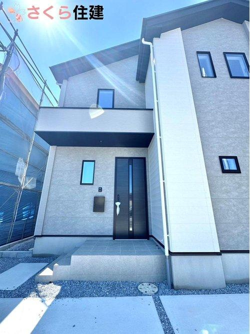 ーLIGARE－宇都宮市東峰町2期　３号棟の玄関|不意の訪問者も、大きな画面で確認できるTVモニター付きインターフォンでセキュリティーも安心♪