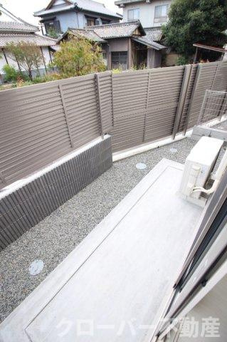 セジュール澄Ⅱ B棟のバルコニー|庭（専用庭）