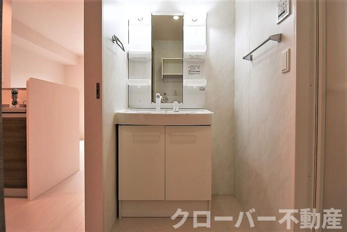 セジュール澄Ⅱ B棟の独立洗面台|洗髪洗面化粧台