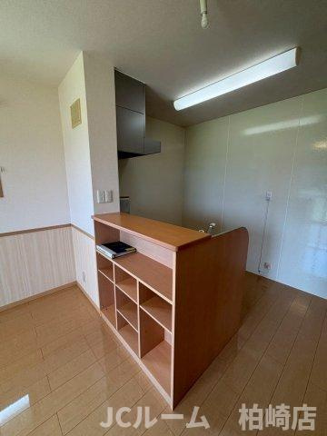 柏崎市大字藤井のアパートのキッチン
