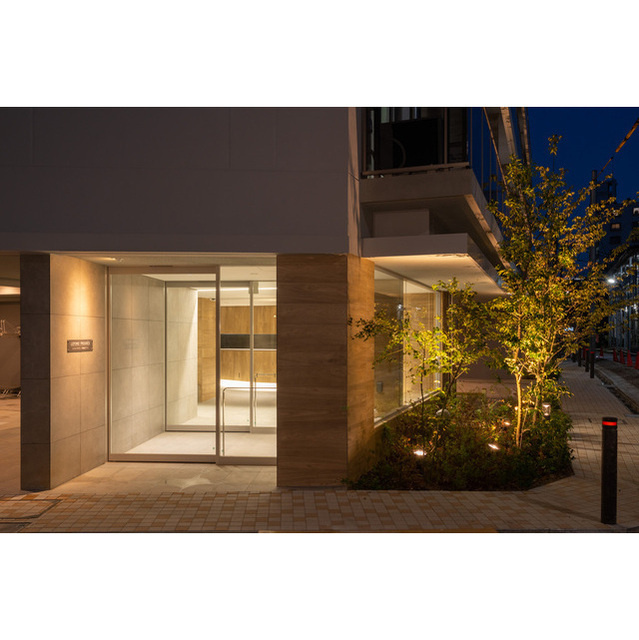 ブラウ戸越銀座テラスのエントランス