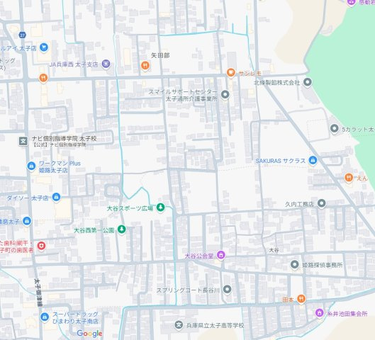 揖保郡太子町矢田部　第4期　新築一戸建ての地図