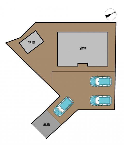 八戸市大字河原木字小田の駐車場