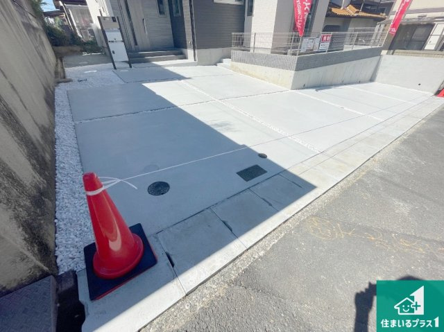 神戸市西区秋葉台　第2期　新築一戸建ての駐車場|駐車スペース！散水栓があるので、こまめに愛車を洗えます！