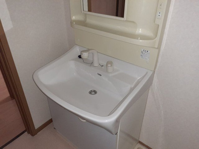 【洗面所】 | マルシンハイツ | 脱衣スペースもあります