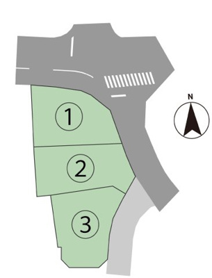 【区画図】 | 厚南北一丁目分譲地