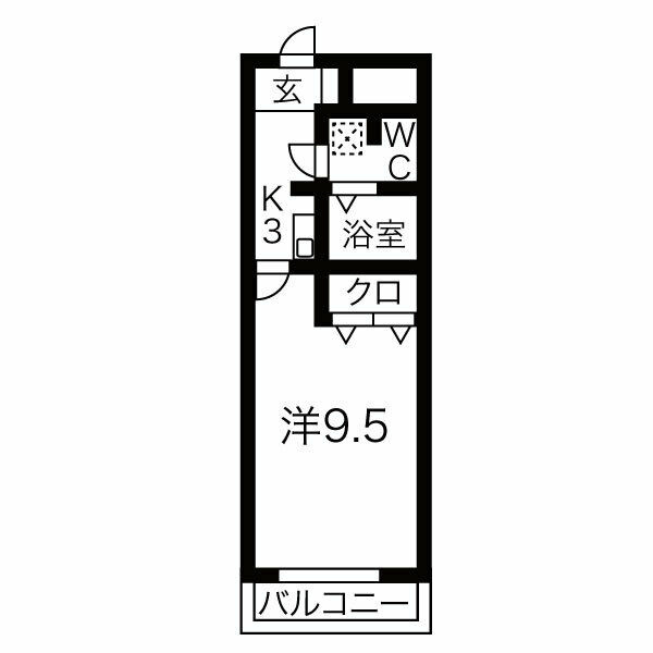 シャンテ豊橋の間取り