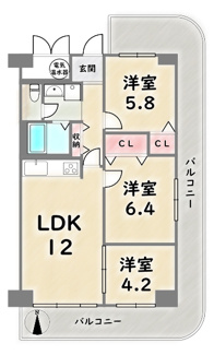 【間取り】 | ドルミ四条大宮
