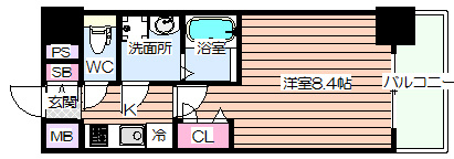 【間取り】 | プレサンス梅田