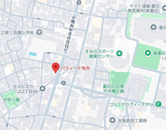 パティーナ曳舟の地図