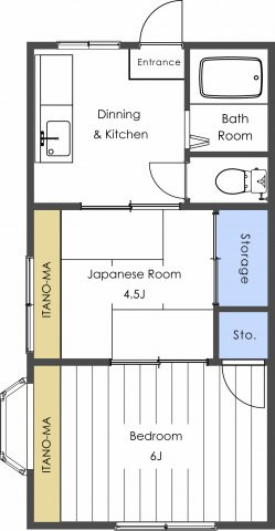 リリーハイツの間取り