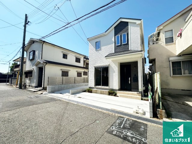 西宮市浜町　新築一戸建ての外観|お客様に長く安心して住んでいだだける事にこだわった家づくり！住んでからのアフターサービスにもしっかりと取り組んでいます！