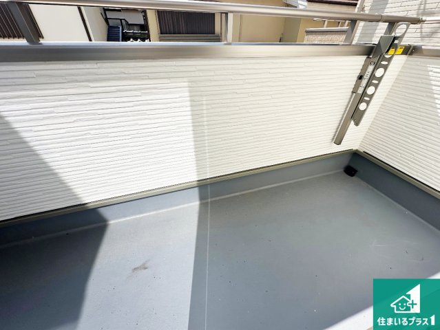 西宮市浜町　新築一戸建てのバルコニー|日当たりのよいバルコニー！お部屋が開放的に！