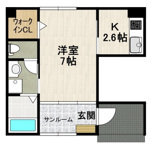 メゾン　グランシャンの間取り