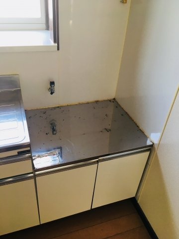 小松原町田中様貸家のキッチン