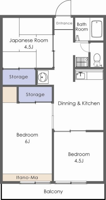 ネオポリスC棟の間取り|間取り図