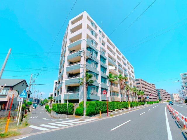 【外観】 | ◇◆ランドステージ茅ヶ崎オーシャンビュー◆◇ | 前面道路は箱根駅伝のコースなのでバルコニーから観戦できます！