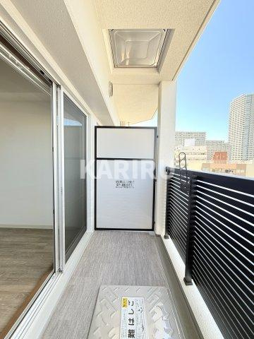 Alivis都島北通のバルコニー