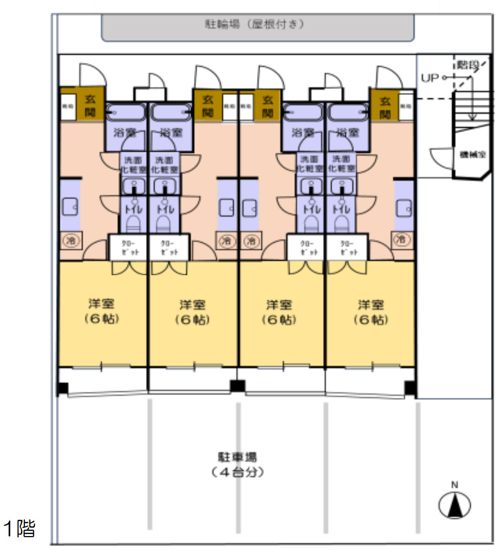 【愛知県】名古屋市中村区　満室稼働中一棟マンションの間取り