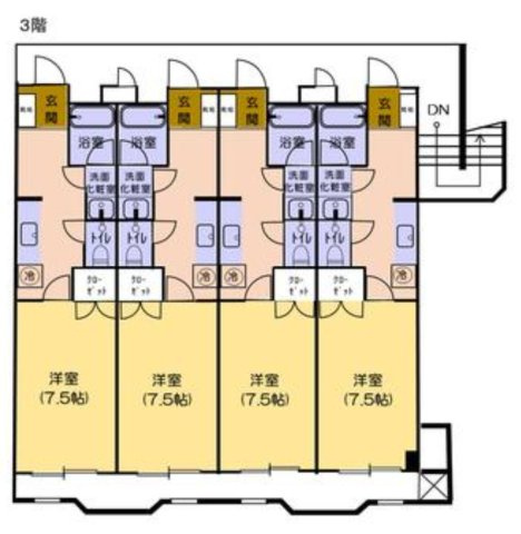 【愛知県】名古屋市中村区　満室稼働中一棟マンションの間取り