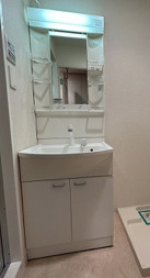 フィオーレ月島の独立洗面台