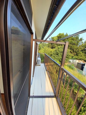 ブルーアイ羽尾のバルコニー