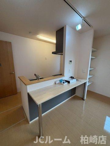 柏崎市豊町のアパートのキッチン