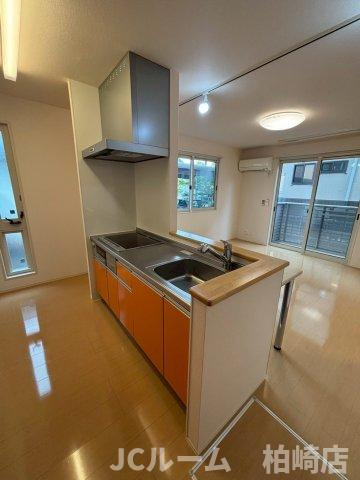 柏崎市豊町のアパートのキッチン