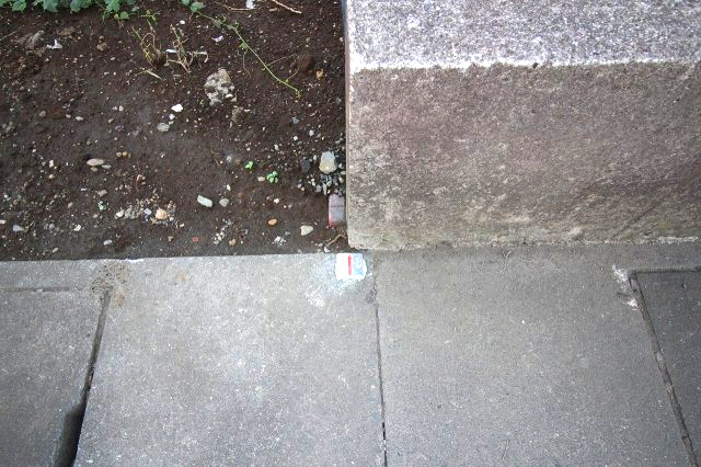 下野市小金井の外観|南側隣地との境界