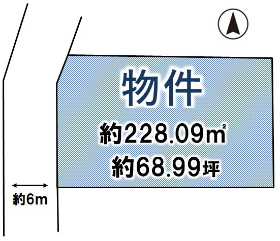 下野市小金井の土地図