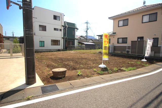 下野市小金井の外観|敷地を北西側から撮影（2025年9月撮影）