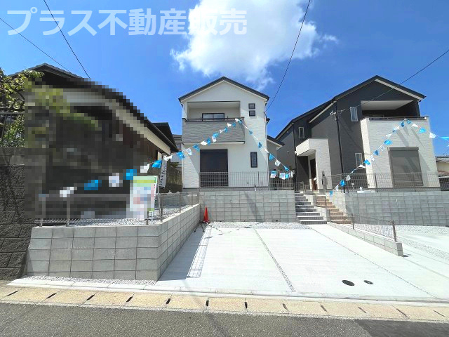 【外観】 | 糟屋郡粕屋町長者原東7丁目1期　1号棟（全2棟）【仲介手数料無料・0円】 | 現地写真。同じ物件を見るなら、プラス不動産販売にお任せ下さい。