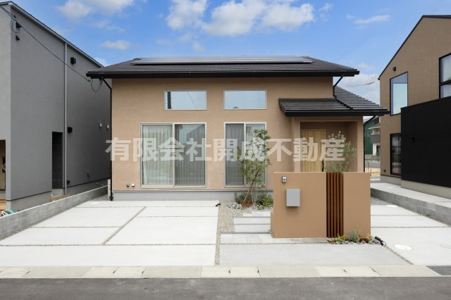 広谷モデルハウスの外観|そとん壁を使用した外壁