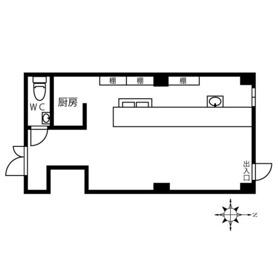 【間取り】 | ピボット道徳ビル
