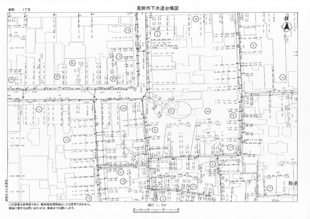 見附市新町1丁目　売土地の地図