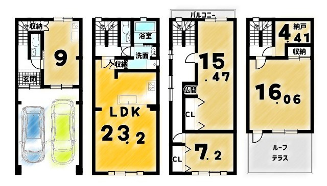 壬生馬場町の間取り
