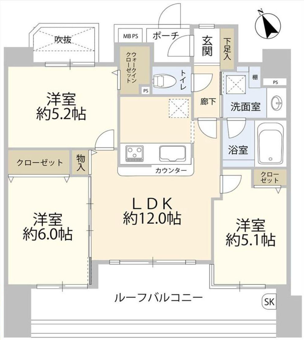 昭島市昭和町５丁目の中古マンション